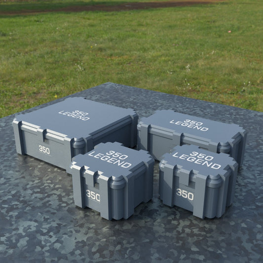 Filamelt Munitionsbox / .350 Legend / ‘Klappdeckel’ / Patronenbox, Ammo Box - 3D-Druck aus dem Westerwald