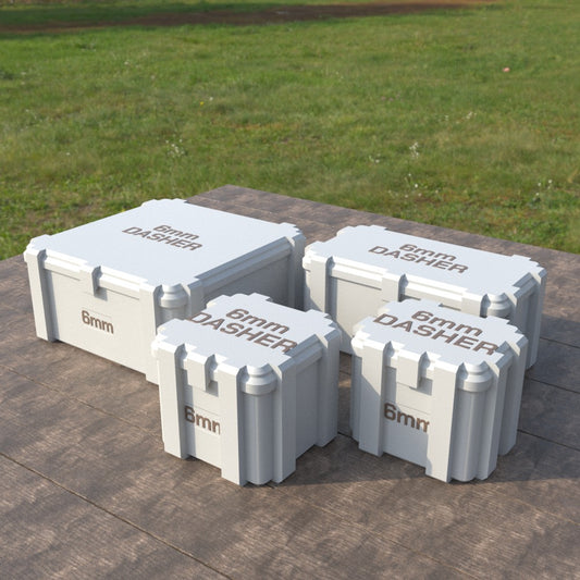 Filamelt Munitionsbox / 6mm Dasher / ‘Klappdeckel’ / Patronenbox, Ammo Box - 3D-Druck aus dem Westerwald