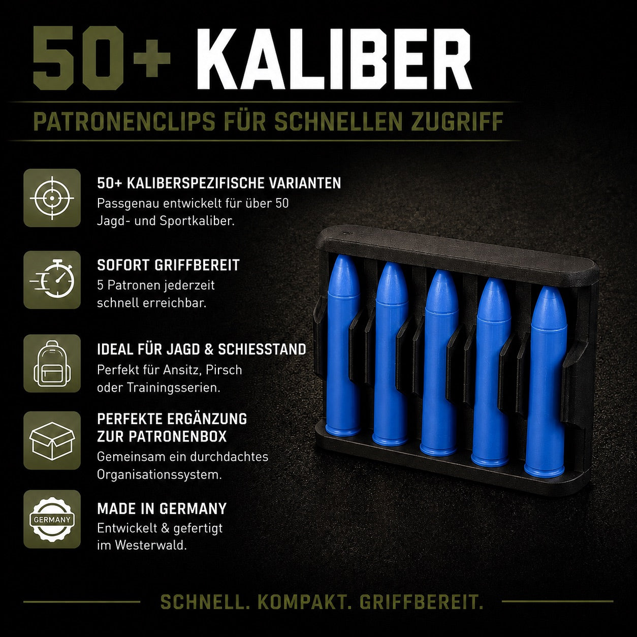 Filamelt - Premium Patronenclip .300 PRC