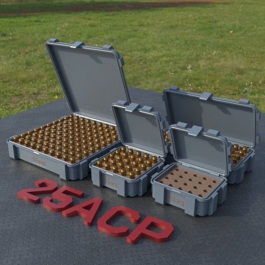 Filamelt Munitionsbox / .25 ACP / ‘Klappdeckel’  / Patronenbox, Ammo Box - 3D-Druck aus dem Westerwald
