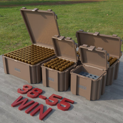 Filamelt Munitionsbox / .38-55 Winchester / ‘Klappdeckel’  / Patronenbox, Ammo Box - 3D-Druck aus dem Westerwald